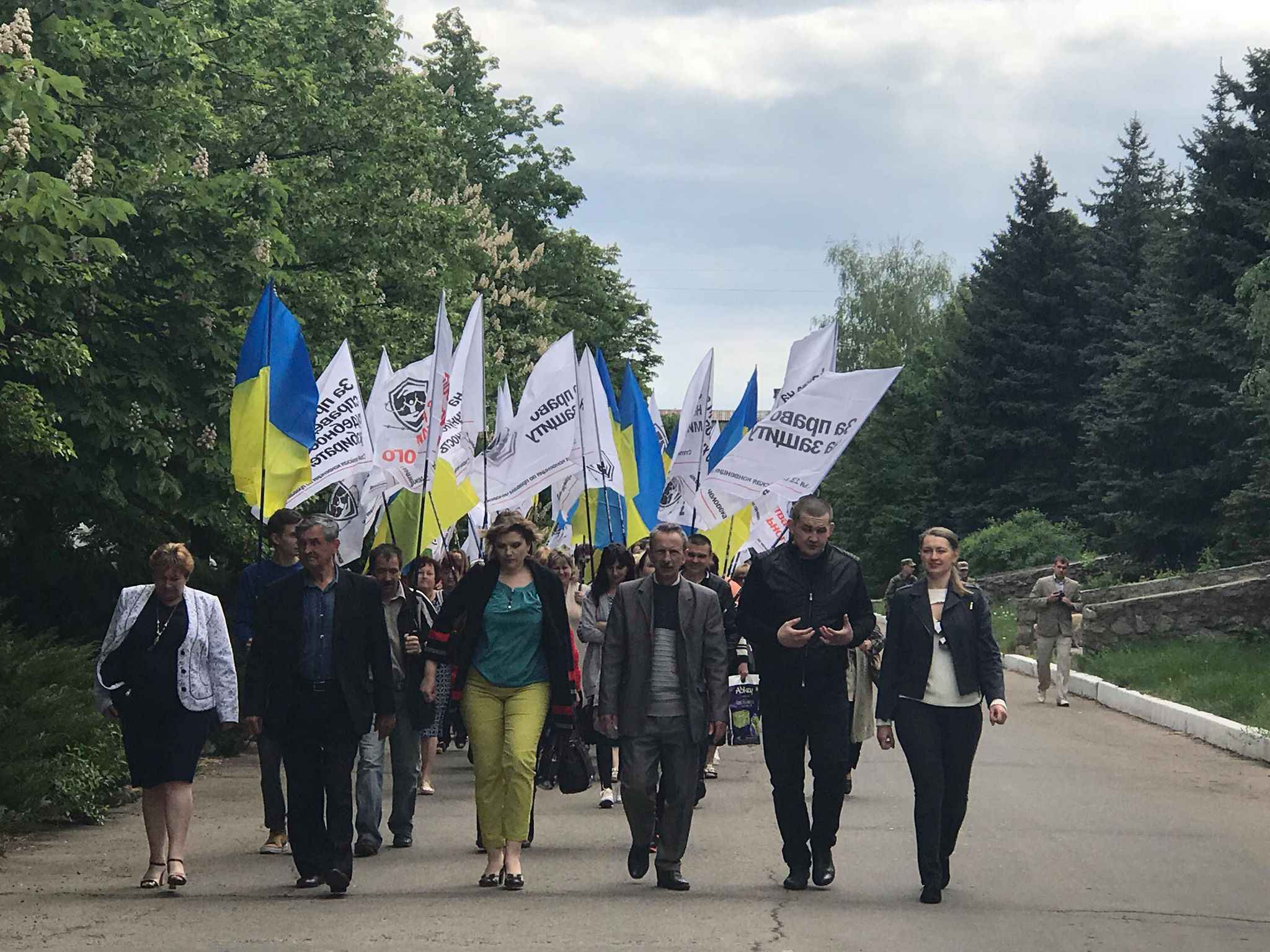 Светлодарск. "МАРШ ЗА ПРАВО НА ЖИЗНЬ"