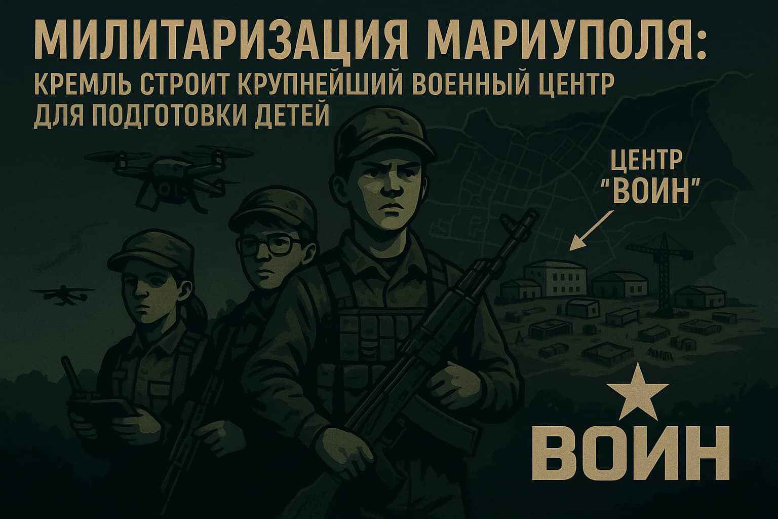 МИЛИТАРИЗАЦИЯ ОККУПИРОВАННЫХ ТЕРРИТОРИЙ ПРОДОЛЖАЕТСЯ: В МАРИУПОЛЕ СТРОЯТ САМЫЙ БОЛЬШОЙ В РФ ЦЕНТР ВОЕННО-СПОРТИВНОЙ ПОДГОТОВКИ «ВОИН»