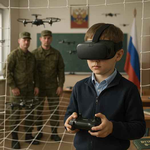 ВОЕННАЯ ПОДГОТОВКА С ДЕТСТВА: В РФ И НА ОККУПИРОВАННЫХ ТЕРРИТОРИЯХ ДЕТЕЙ С 7 ЛЕТ БУДУТ ОБУЧАТЬ УПРАВЛЕНИЮ ДРОНАМИ