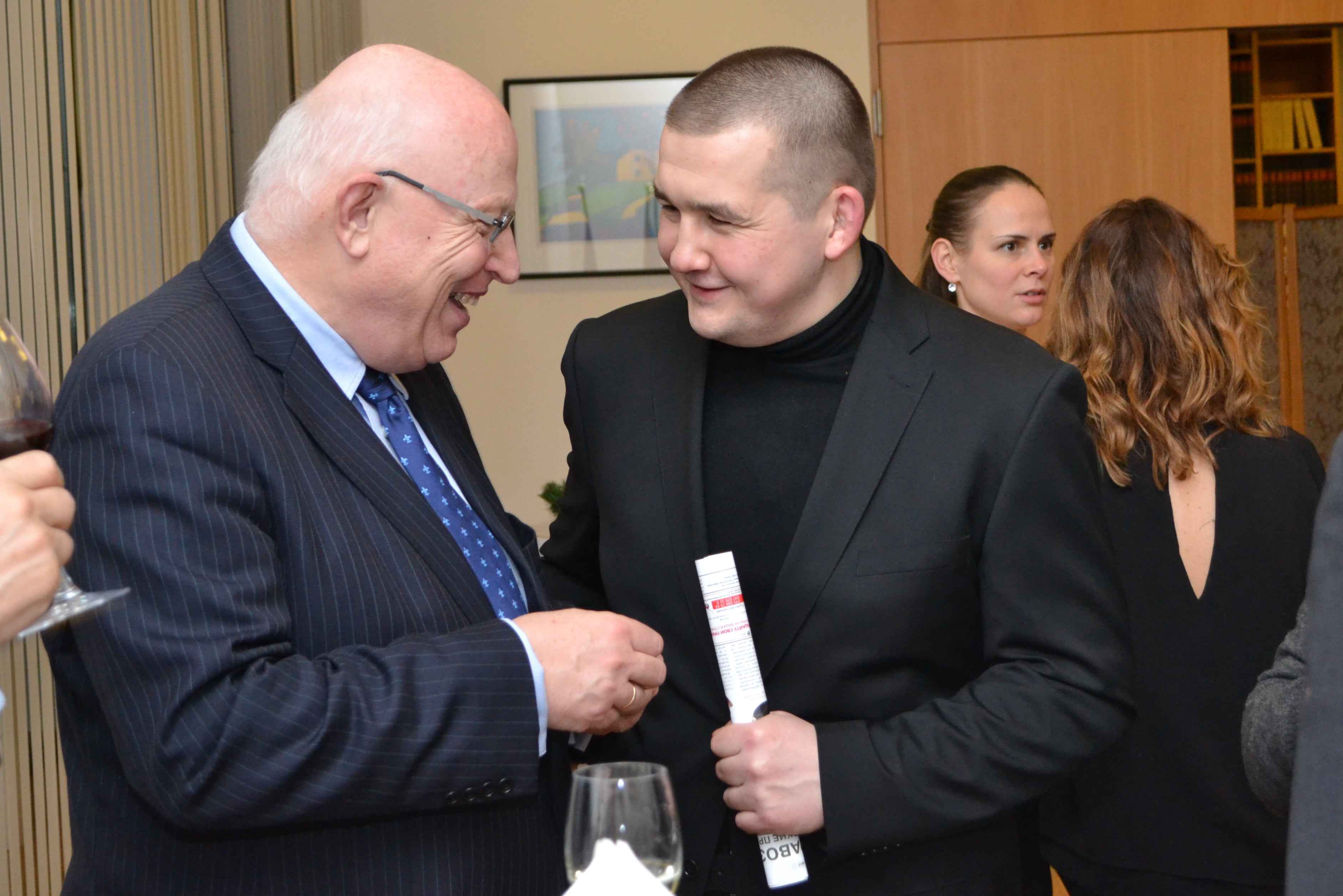 Торжественная речь Павла Лисянского на церемонии награждения немецко-французской премии по правам человека